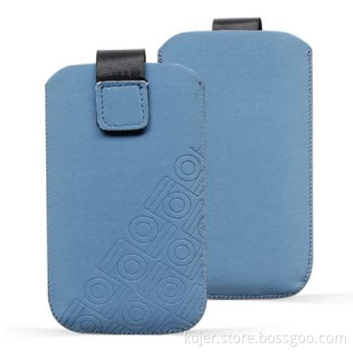 Mobile Phone Pouches with Velcro Closure, Suitable for Apple's iPhone 4 and Made of Velvet Material